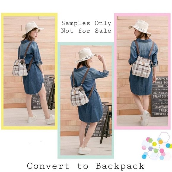 Waterproof Taiwan Shoulder Crossbody Backpack Bag - Picture 5 of 14